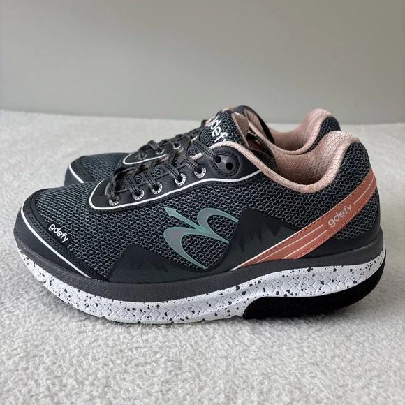 G-DEFY Womens 'Mighty Walk' Shoes Size 10.5 Gray/Pink Sneakers Comfort EUC - Picture 6 of 14